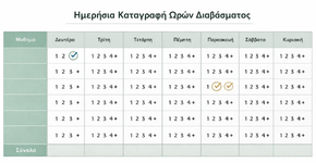 Παρακολούθηση χρόνου μελέτης